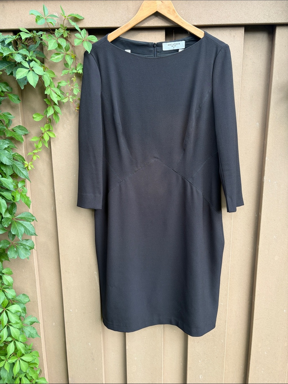 Black Long-Sleeve Etsuko Dress by MM Lafleur